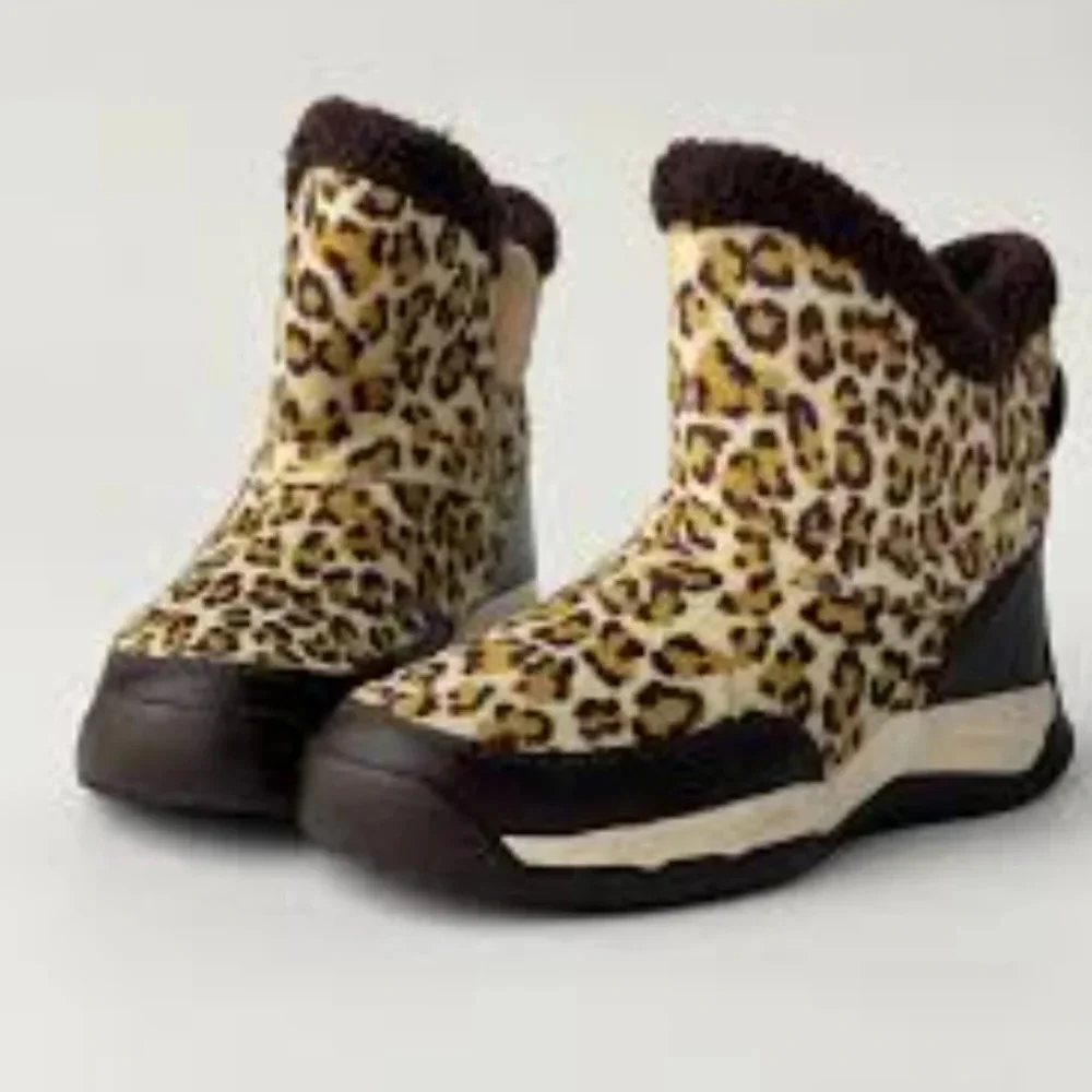 Nike Leopard Print Fur Boots